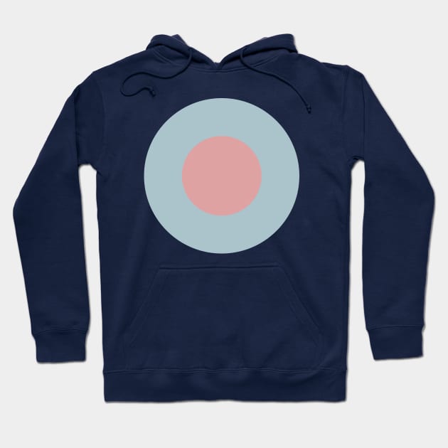 Low-Visibility Roundel (grey) Hoodie by Lyvershop